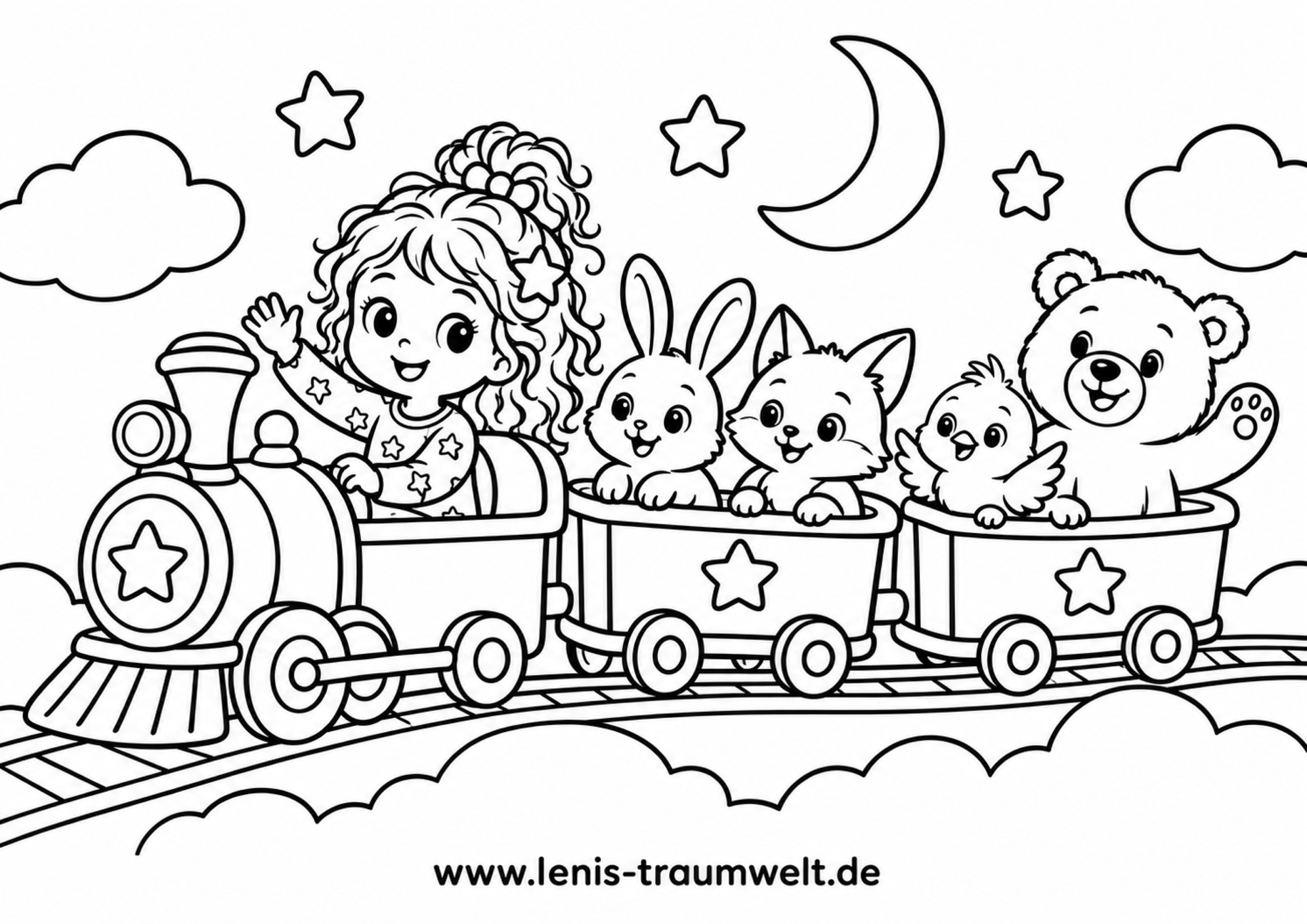 Leni Und Der Nachtzug A4 Quer