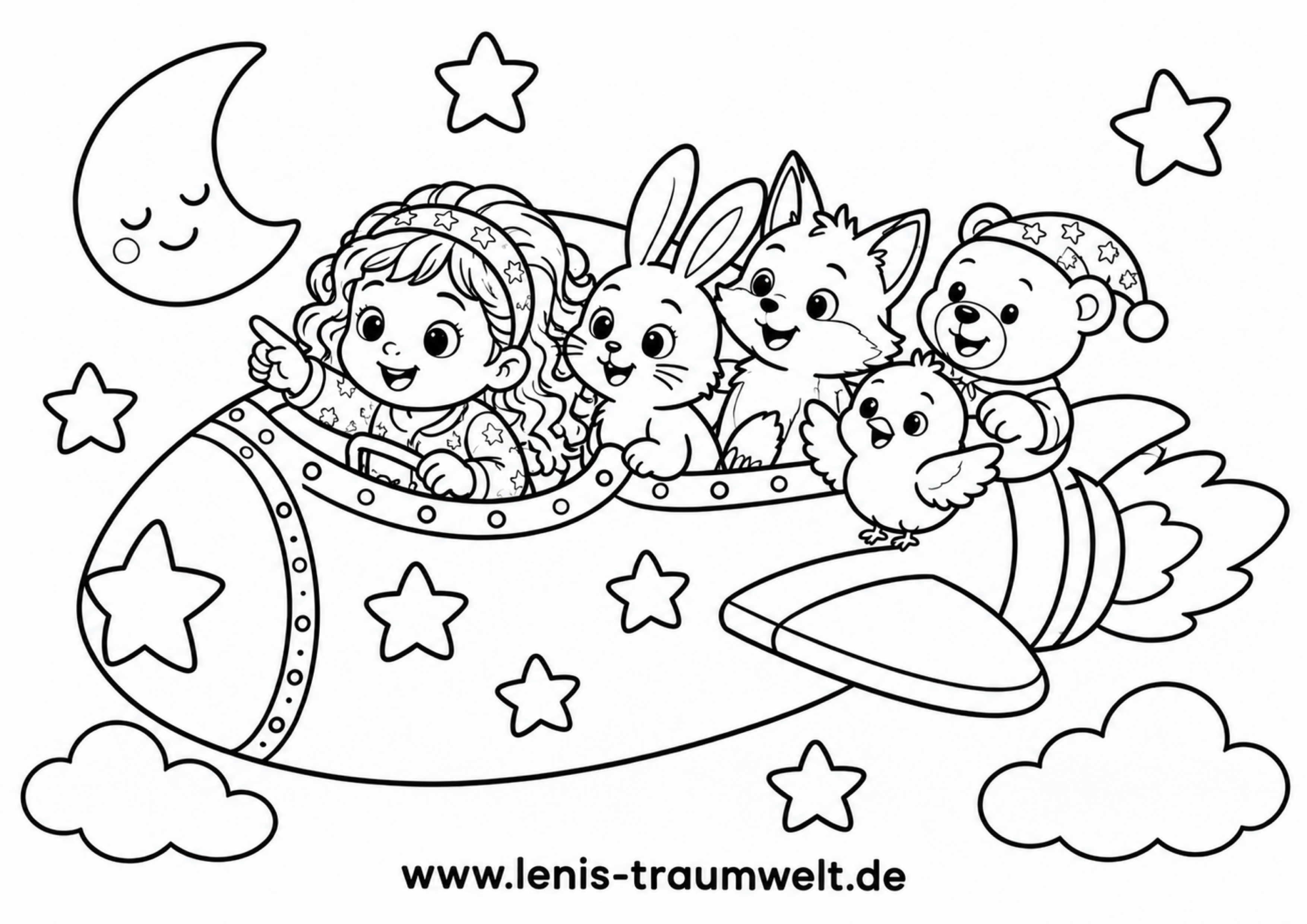 Leni Und Die Sternenrakete A4 Quer